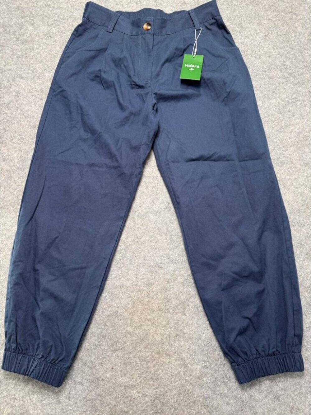 Halara Blue 100% Cotton High Waisted Jogger Pants - Medium